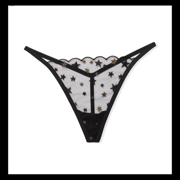 3/$30 NWT VS sexy lace V string - deep purple/burgundy - Picture 7 of 10